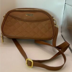 Joy-Iman Leather brown Crossboday